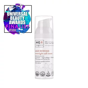 Age Rewind liposomale Nachtcreme von Nagora – Finalist der Universal Beauty Awards 2026