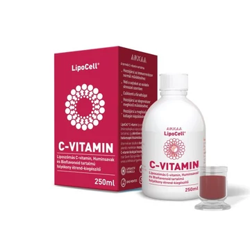 LipoCell liposomales Vitamin C in Sauerkirschgeschmack 250 ml
