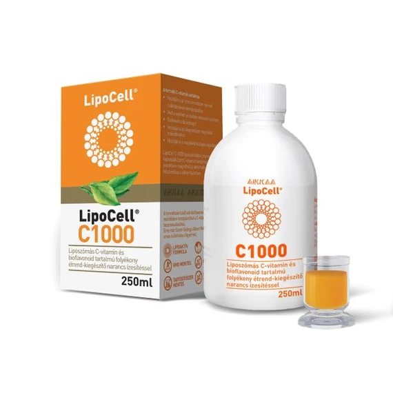 LipoCell C1000 liposomales Vitamin C in Orangengeschmack (250 ml)