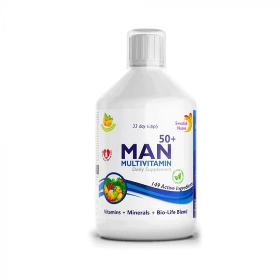 Swedish Nutra Man 50+ Flüssiges Multivitamin – 500 ml