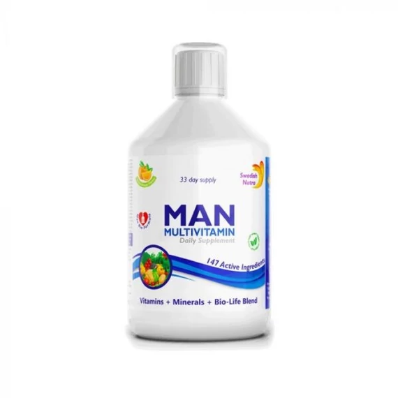Swedish Nutra MAN FLÜSSIGES MULTIVITAMIN FÜR MÄNNER 500ml