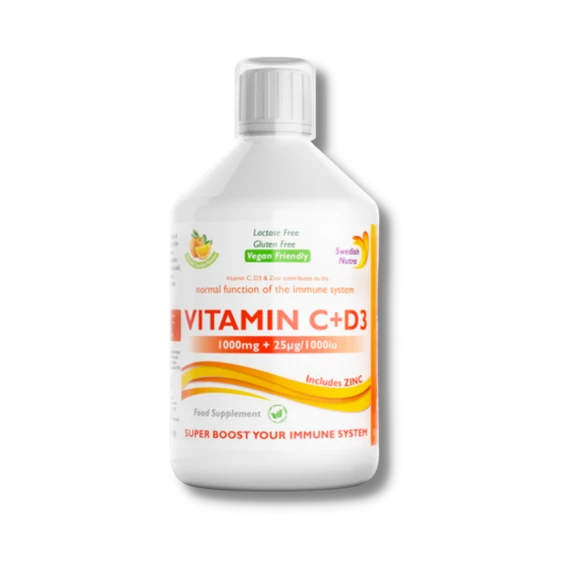 Swedish Nutra C+D3 FLÜSSIGES VITAMIN 500ml