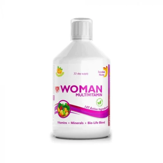 Swedish Nutra Woman Flüssig-Multivitamin für Frauen 500 ml.
