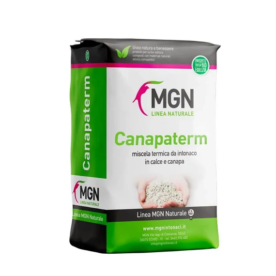 Canapaterm MGN Hanfbasierter, isolierender Kalkputz