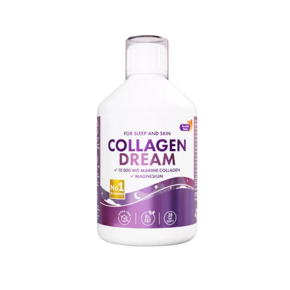 Swedish Nutra Collagen Dream flüssiges marines Kollagen mit Magnesium für Schlaf und Haut
